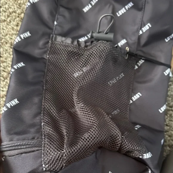 PINK Victoria's Secret Gray Convertible Campus Duffel Bag - Picture 3 of 6
